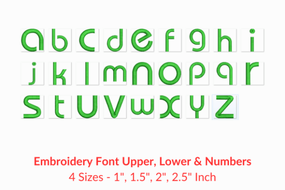 Bauhaus Font Review for Seasonal Embroidery