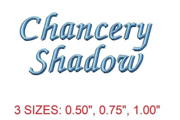 Chancery Shadow Embroidery Font Review