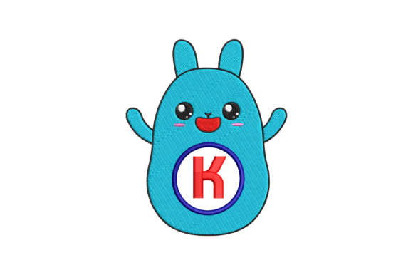 Cute Rabbit Letter K Review