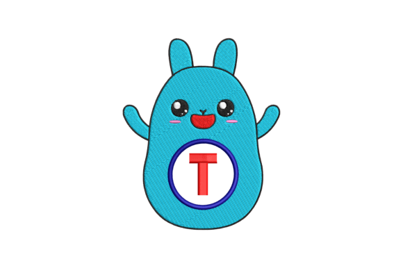 Cute Rabbit Letter T Review