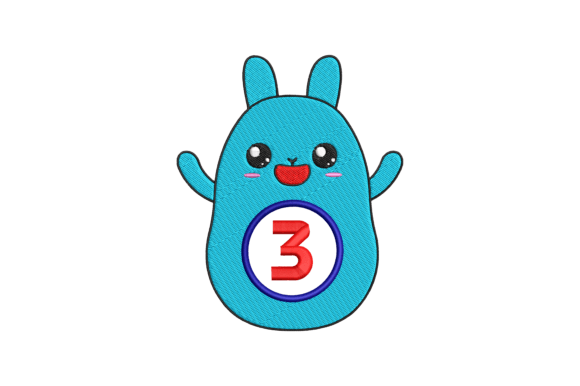 Cute Rabbit Number 3 Embroidery Review