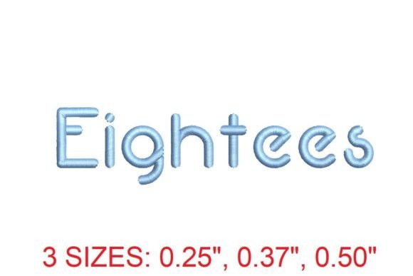 Eightees Font Embroidery Review