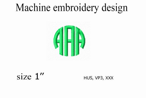 Embroidery Design Circle Monogram Review
