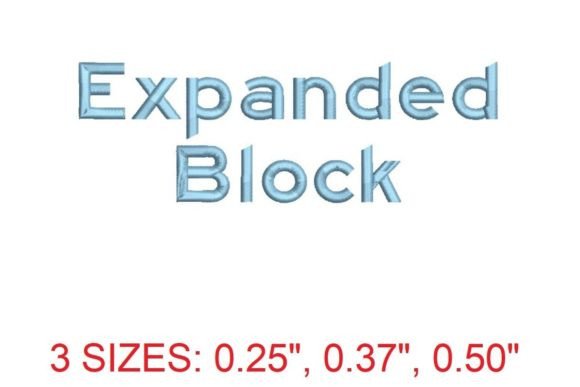 Expanded Block Font Review