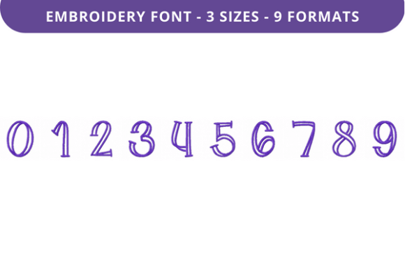 Flat Alfredo Font 0 to 9 Review for Boutique Apparel