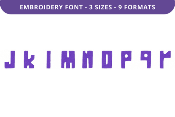 Ghuzag Chest Font Lowercase J to R Review