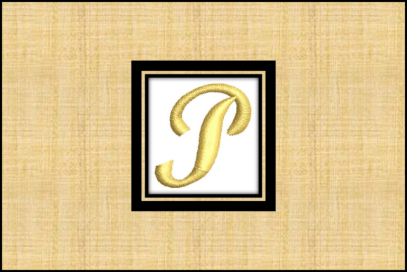 Gold Letter P Embroidery Review