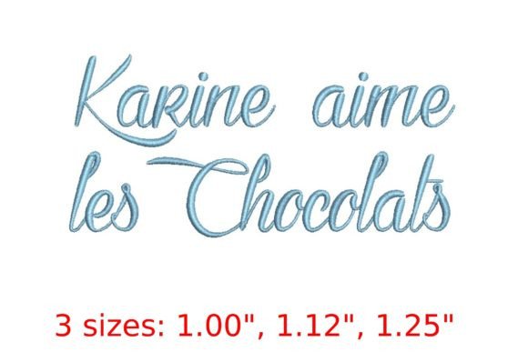 Karine Aime Les Chocolats Embroidery Review