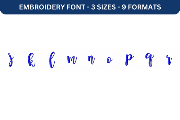 Magnolia Sky Font Lower J to R Review