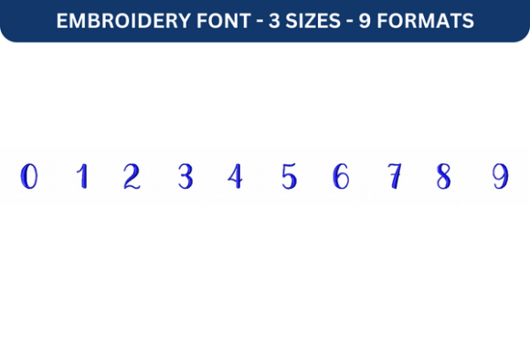 Magnolia Sky Font Number 0 to 9 Review