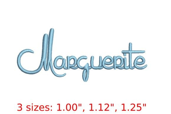 Marguerita Embroidery Font Review