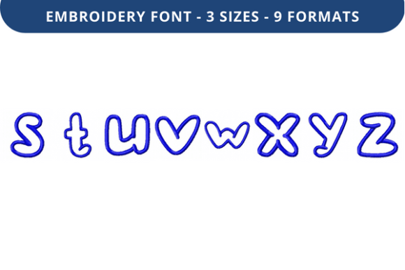 Review: Pop That Bubble Font S to Z