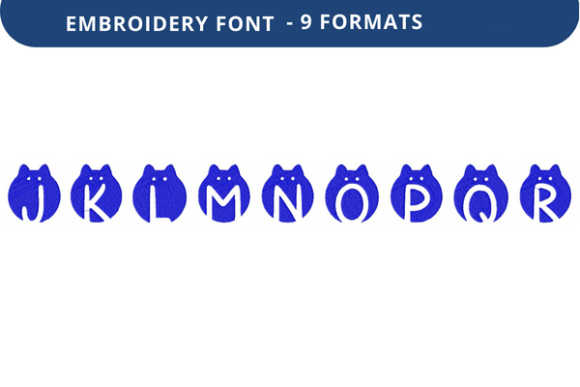 Skulls and Kitties Font J to R Review