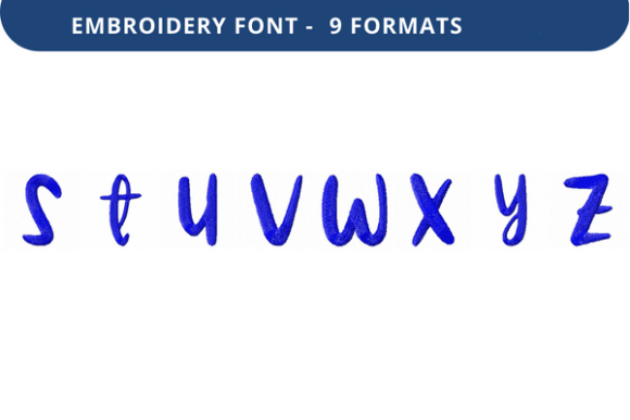 Smooth Slushie Font Lowercase S to Z