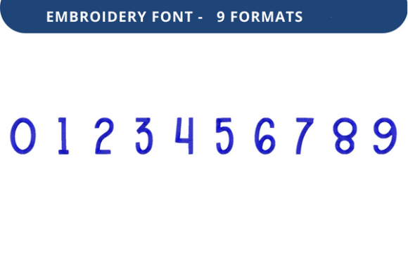 Taffy Luck Font 0 to 9 Review